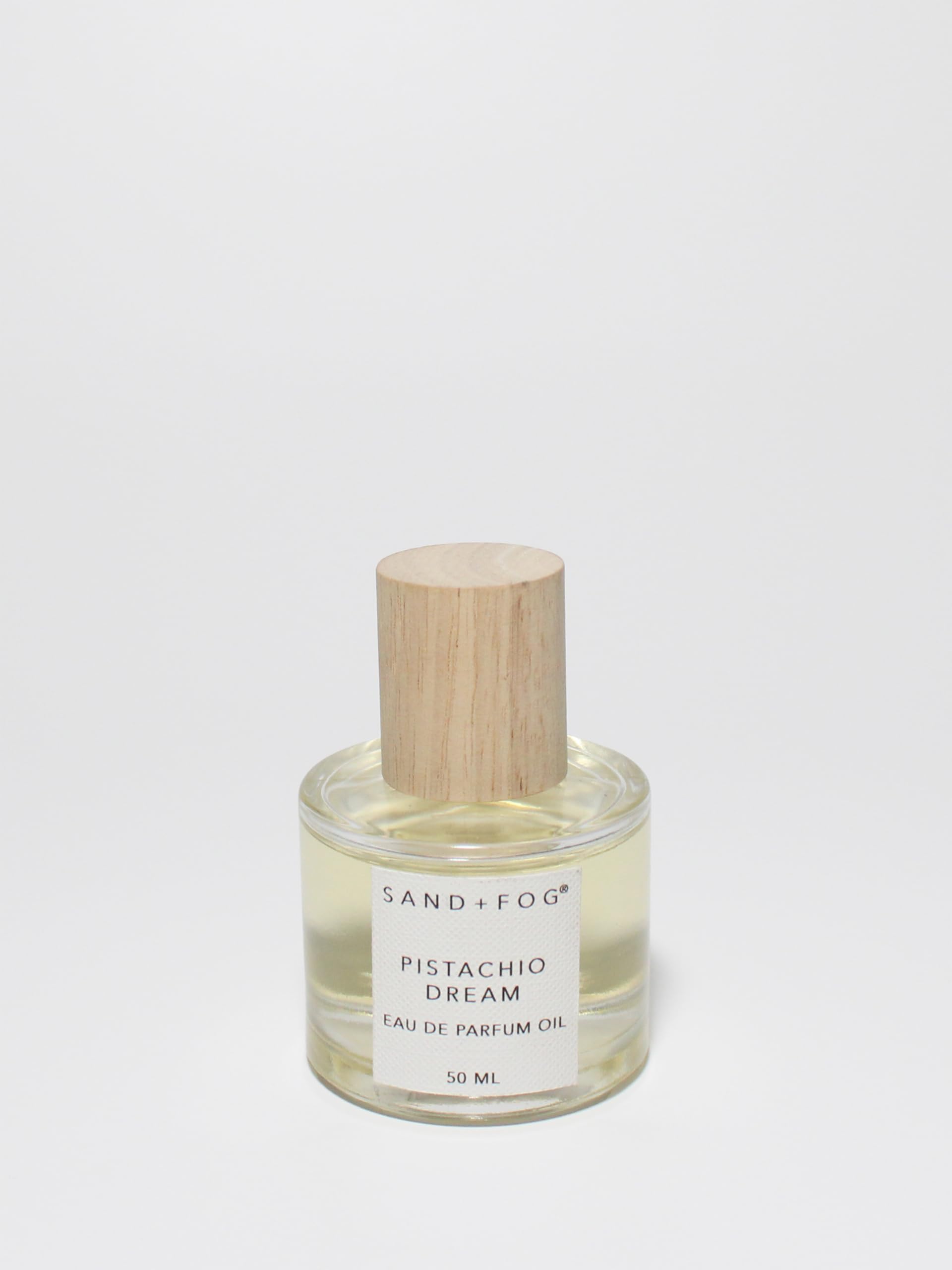 Sand + Fog Pistachio Dream bottle rollerball for on-the-go fragrance