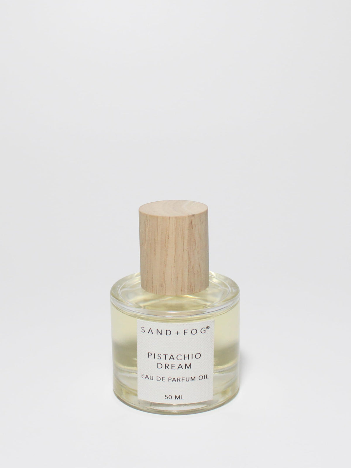 Sand + Fog Pistachio Dream bottle rollerball for on-the-go fragrance