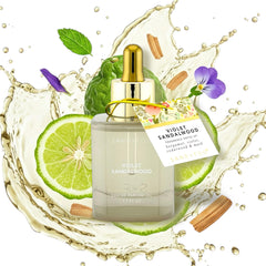 Sand + Fog Violet Sandalwood dropper applicator enables precise fragrance application.