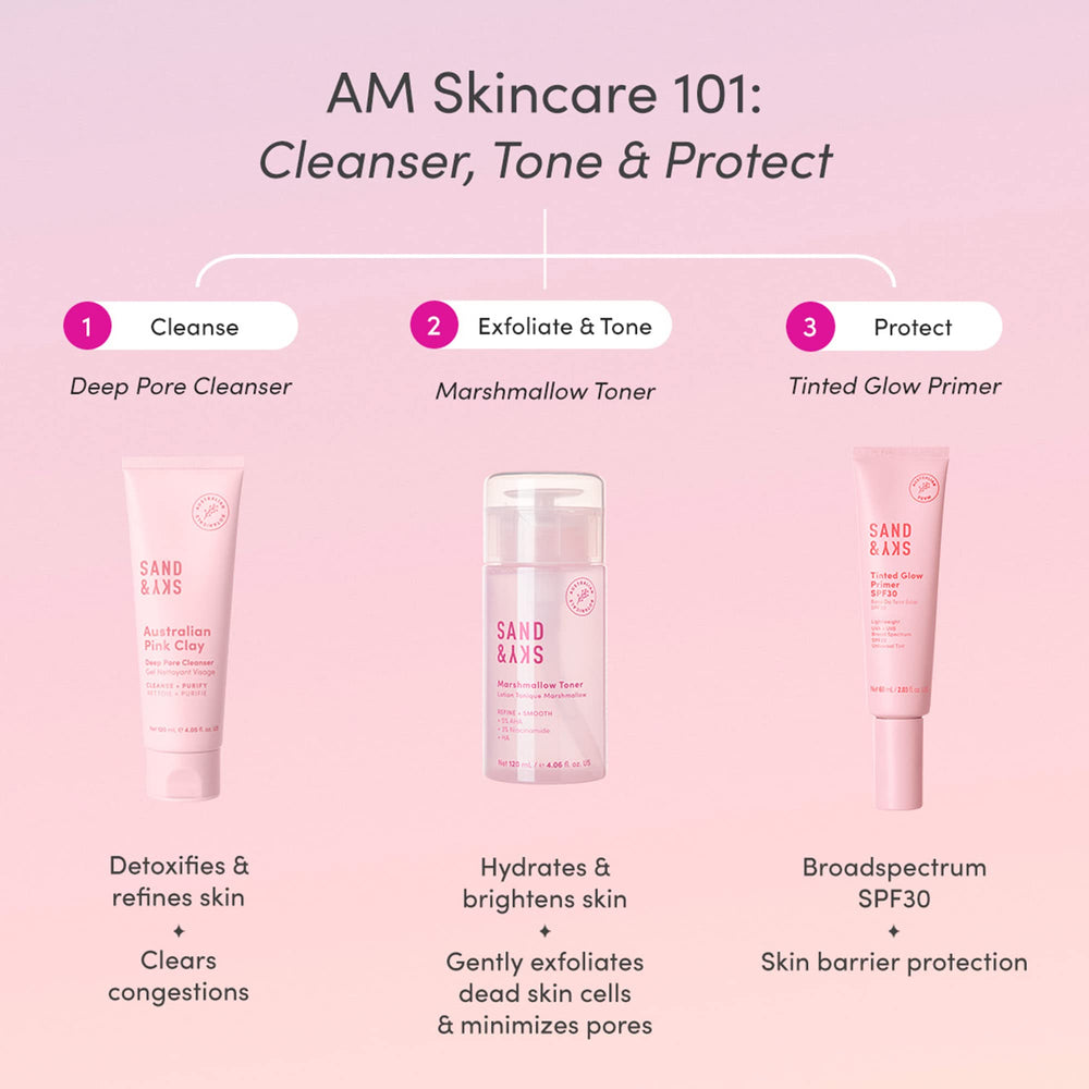 Sand & Sky Hyaluronic Glow Complex hydrates and plumps for refreshed skin