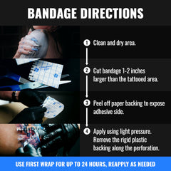 Saniderm Flex covers tattoos during workouts and daily activities.