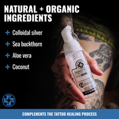 Fragrance-free formula on Saniderm Soap reduces irritation for sensitive skin.