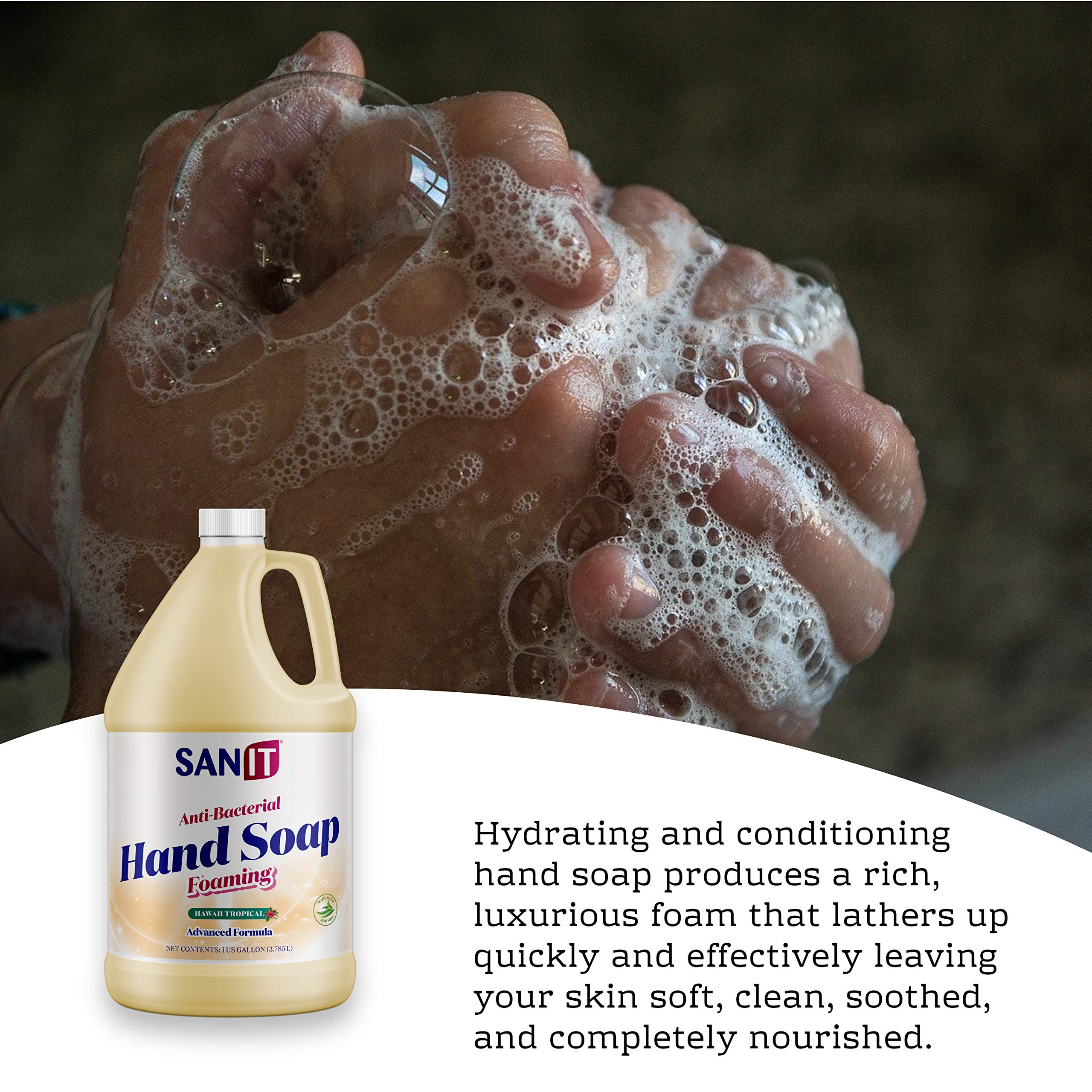 Sanit soft skin moisturizing keeps hands smooth after use
