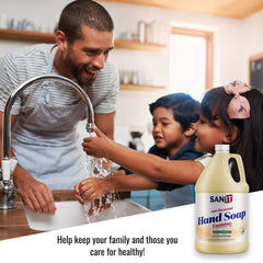 Sanit USA-made foaming soap in a gallon refill bottle