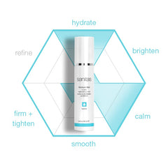 Sanitas Moisture Mist pump-dispense closeup highlights a fine mist