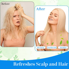 Warm water activation demonstrates quick, comfortable use for hair cleansing.