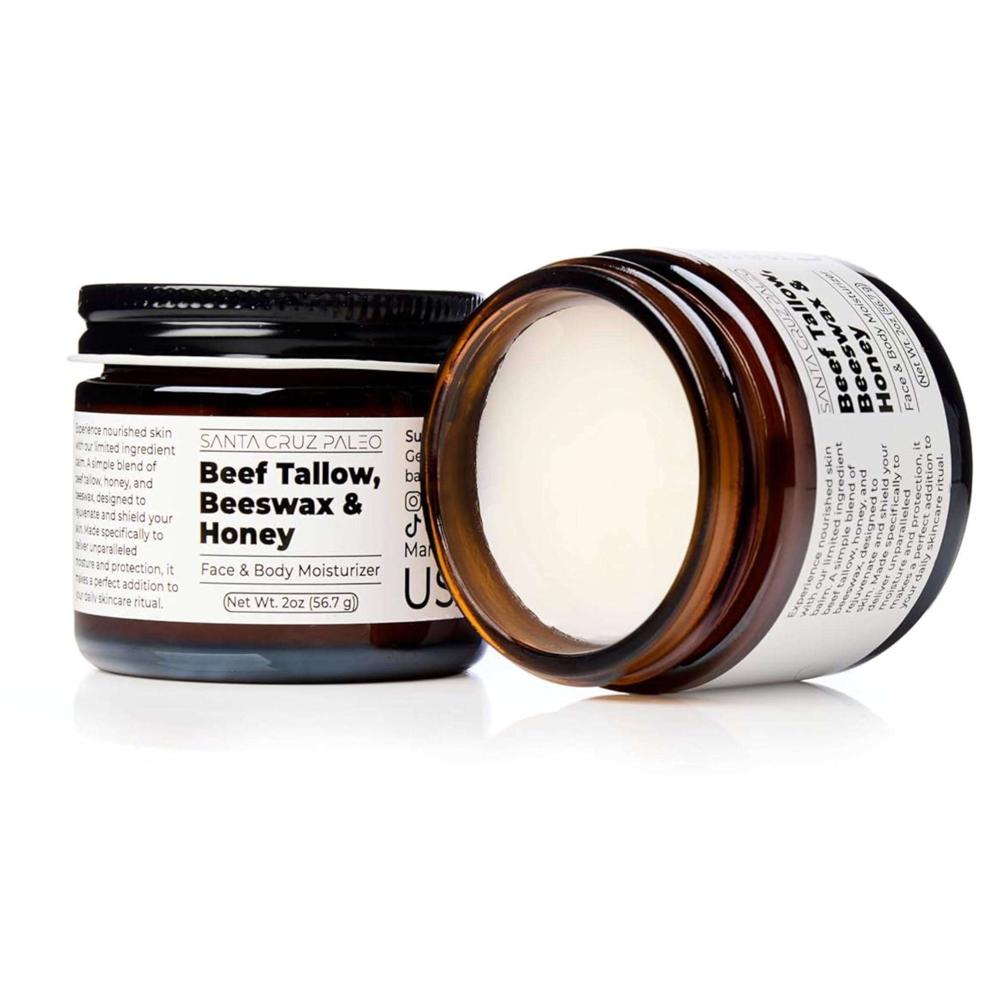 Santa Cruz Paleo compact 2 oz jar for daily use.