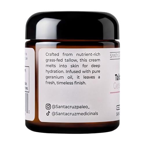 Application of Santa Cruz Paleo moisturizer on hands and face for daily hydration.