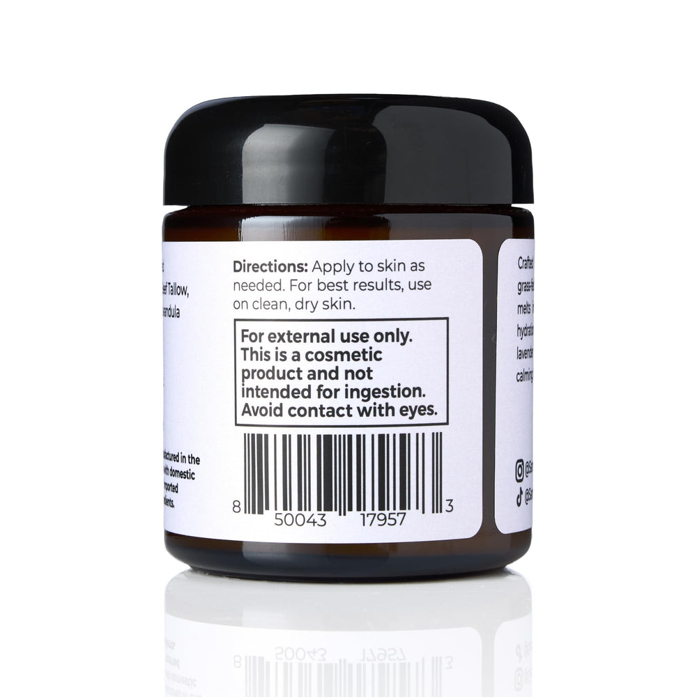 Santa Cruz Paleo ingredients label showing beef tallow and coconut