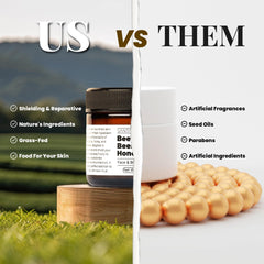 Santa Cruz Paleo organic beeswax seals in moisture while keeping skin breathable.