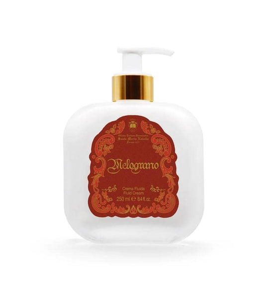 Santa Maria Novella Melograno Fluid Body Cream bottle—soft skin and delicate fragrance.