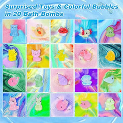 Santrela bath bombs create colorful bubbles for kid-friendly bath time