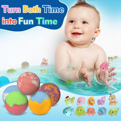 Santrela bath bombs offer 15 scents for varied bath experiences.