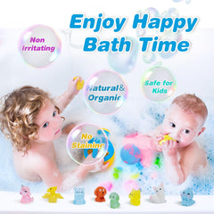 Santrela kids enjoy bath time with fizz and surprise toy