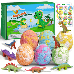 Sanyi dino-egg bath bombs pack for bath-time fun