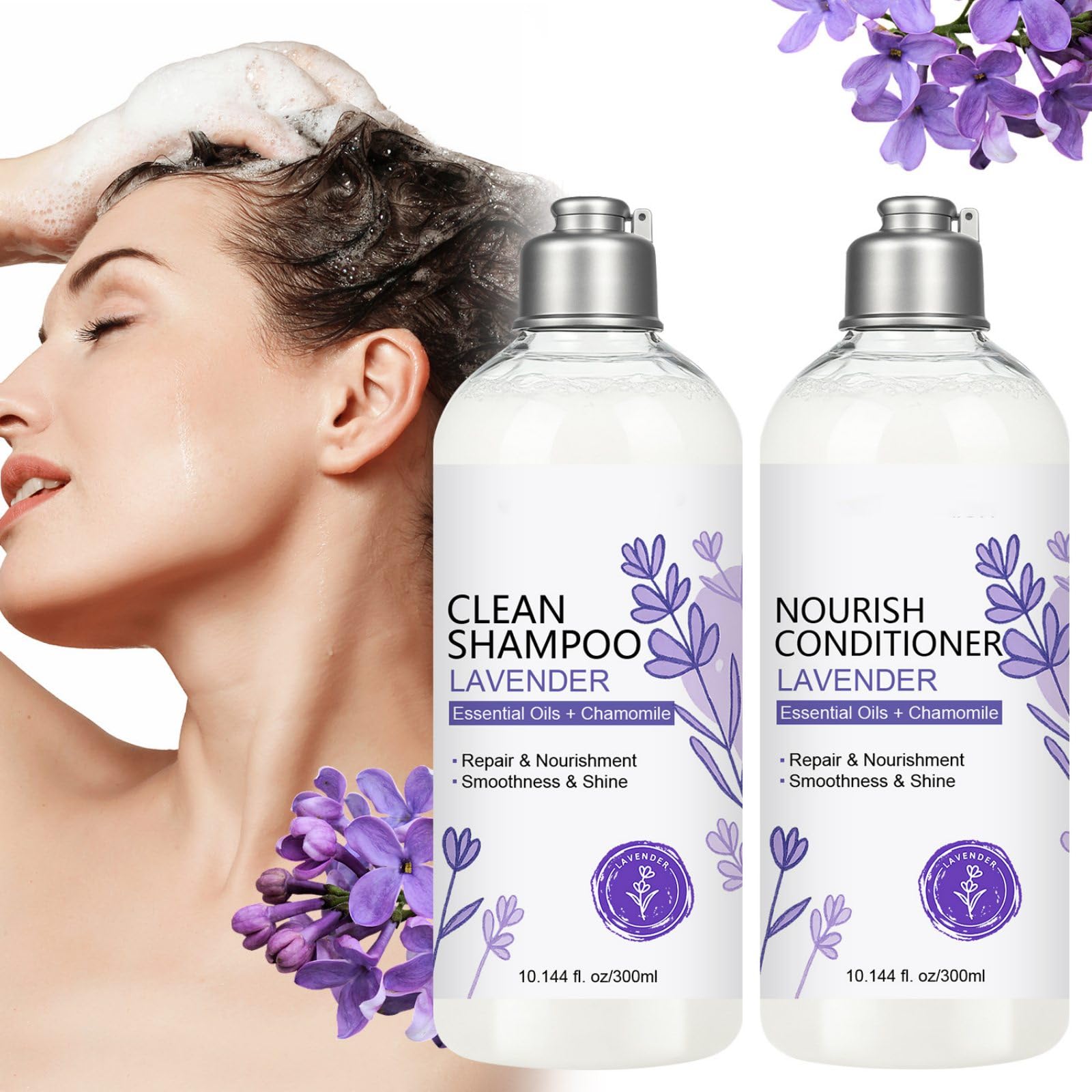 SANZHUAN hair after use with silk shine