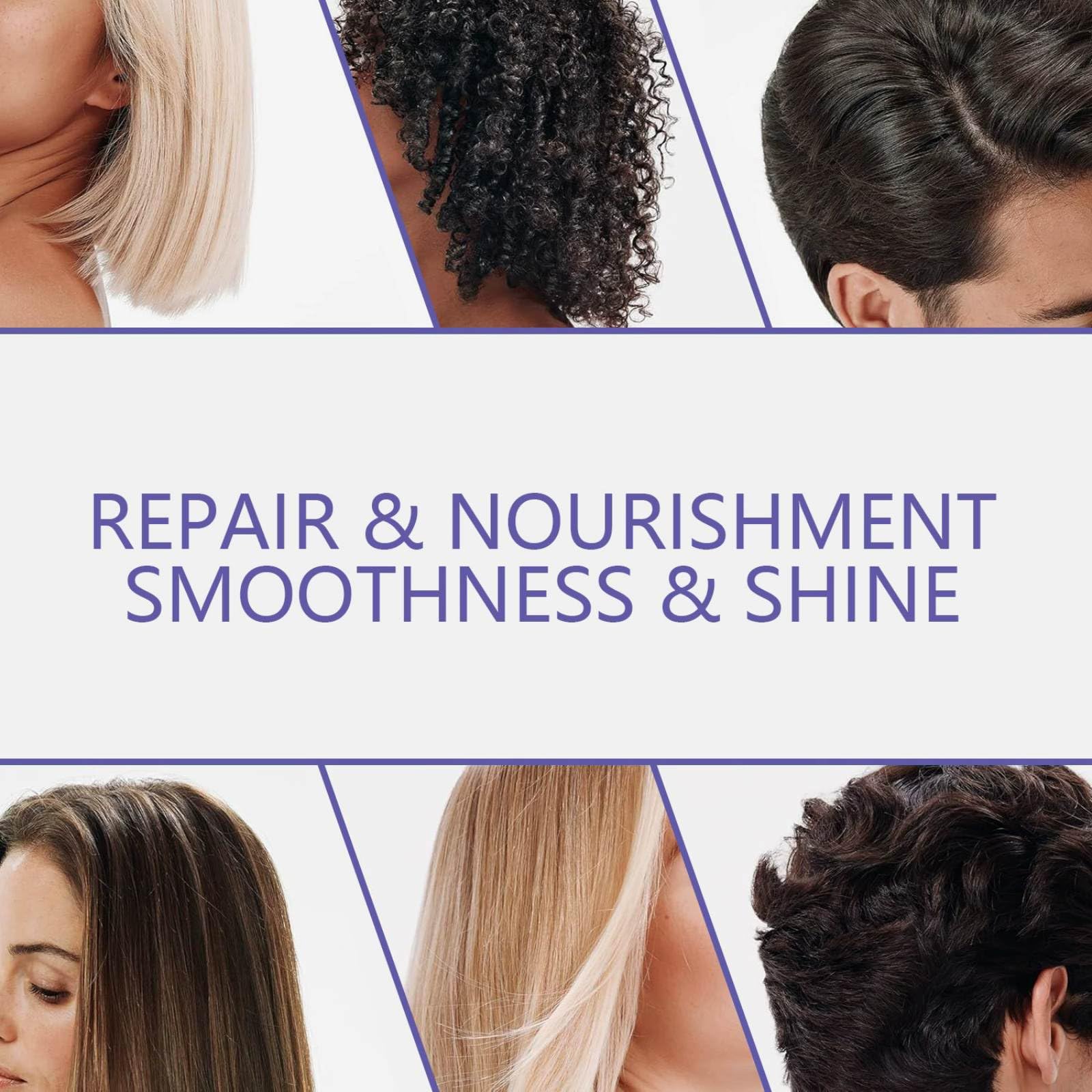 SANZHUAN lavender conditioner applying to hair for silky shine