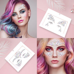 SAOROPEB Waterproof face gems provide sweatproof shimmer for all-day wear