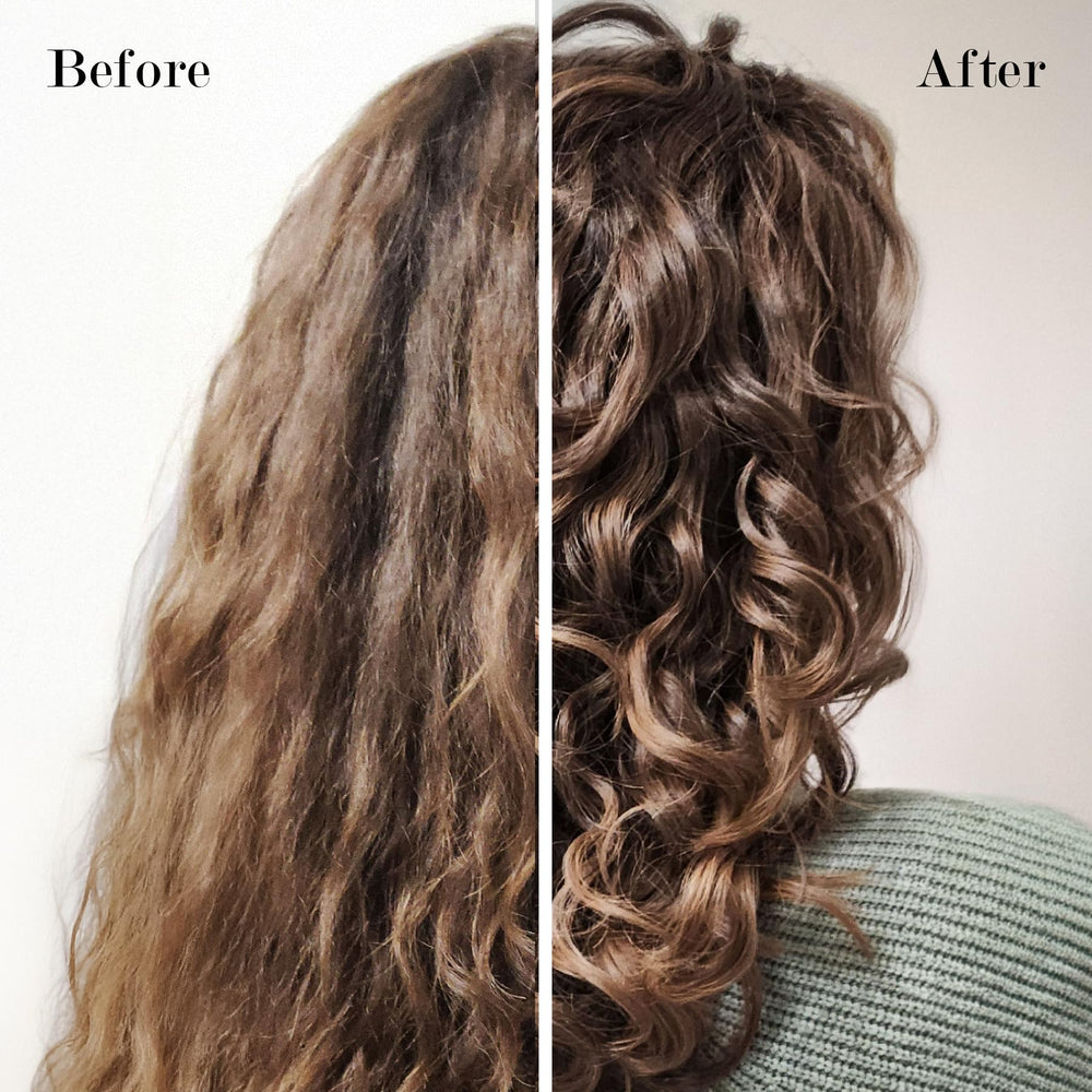 Saphira Divine Curls duo pack display emphasizes value for daily curl care.