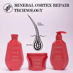 Mud application on damp hair for added texture and volume