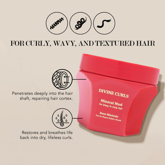 Saphira Divine Mineral Mud jar back highlights mineral rich formula for cleansing pores