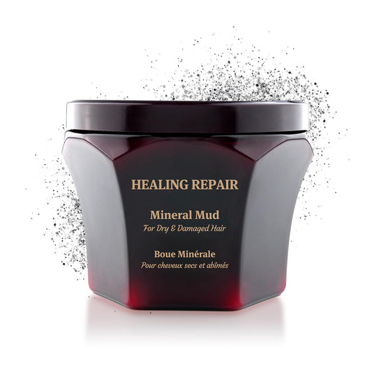 Saphira Healing Mineral Mud 8-5oz bottle nourishes hair with minerals