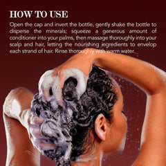 Close-up of creamy texture from Saphira Healing Repair Conditioner