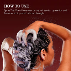Saphira Healing Repair The One color-treated hair looks vibrant and hydrated after use