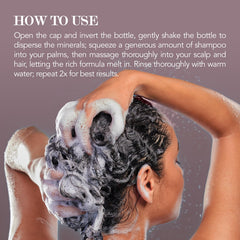 Saphira hair after drying shows smoother strands