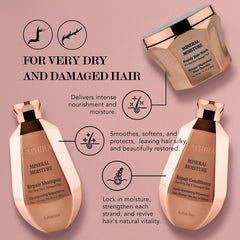 Saphira Mineral Moisture Kit shampoo creamy lather for a smooth wash
