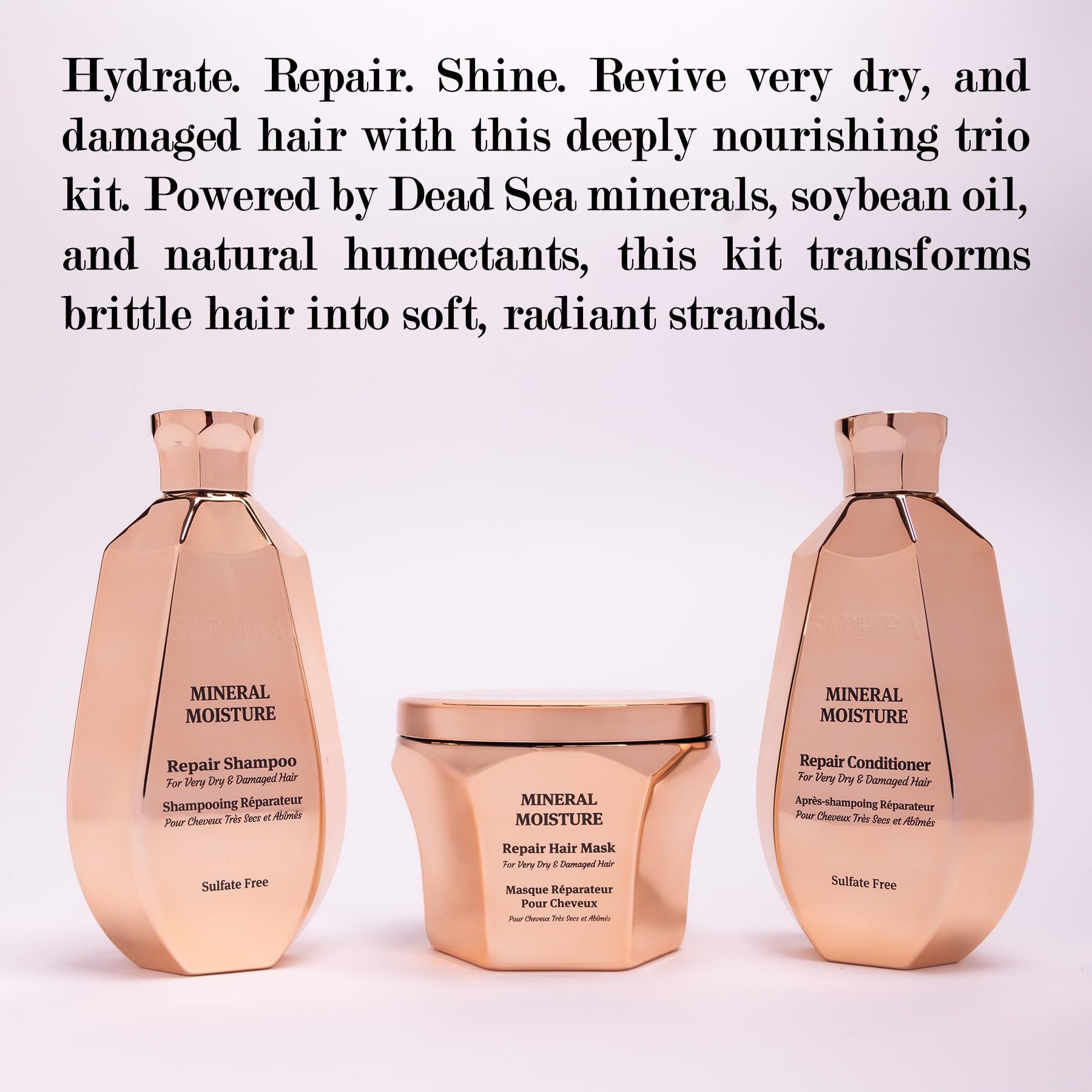 Packaging shown beside a towel evokes at-home spa-like treatment.