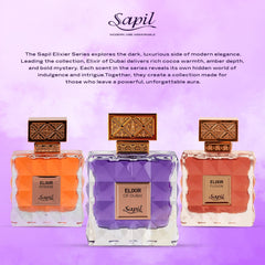 Evening wearer with Sapil Elixir of Dubai, for a lasting impression.