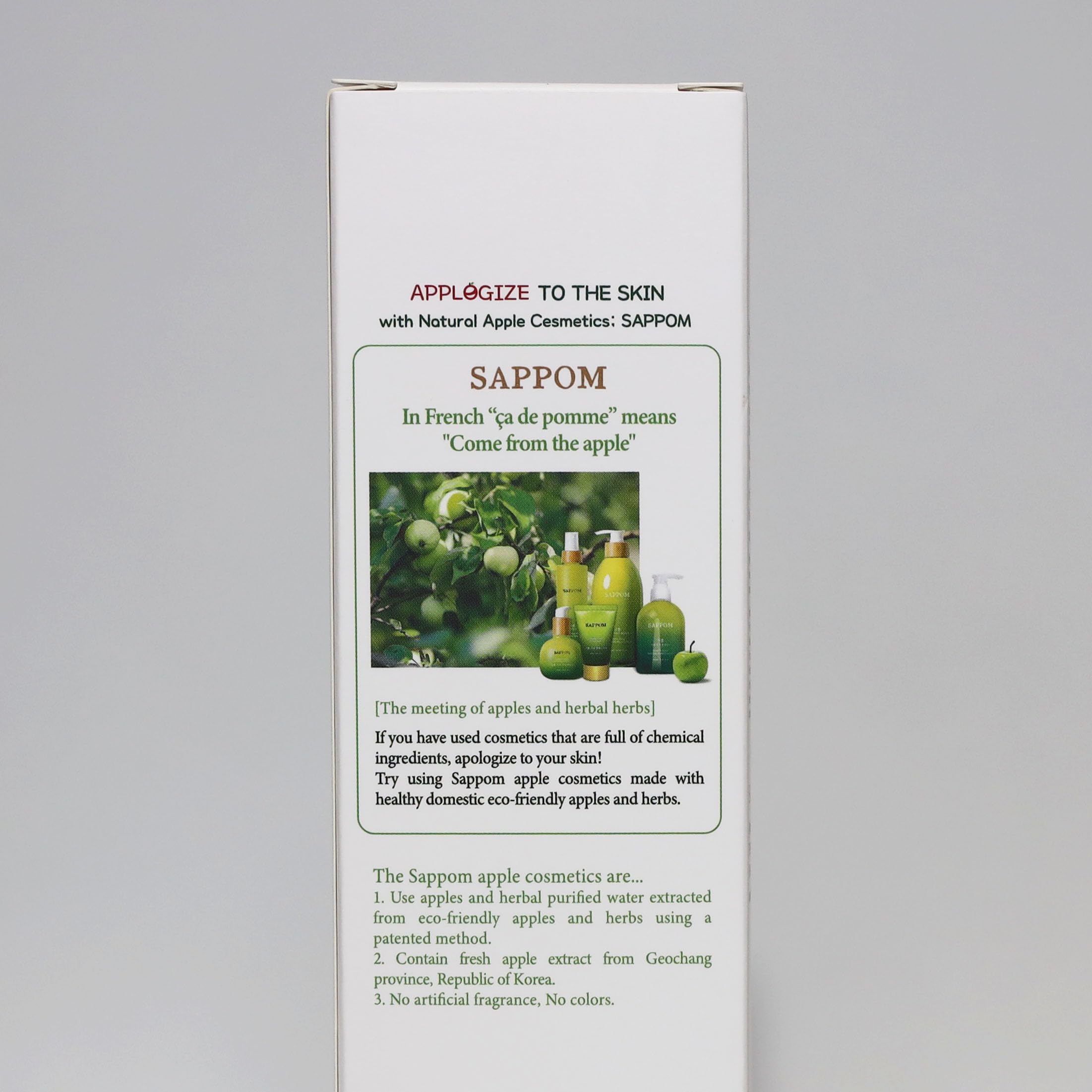SAPPOM daily-use mist delivering gentle hydration and refreshment
