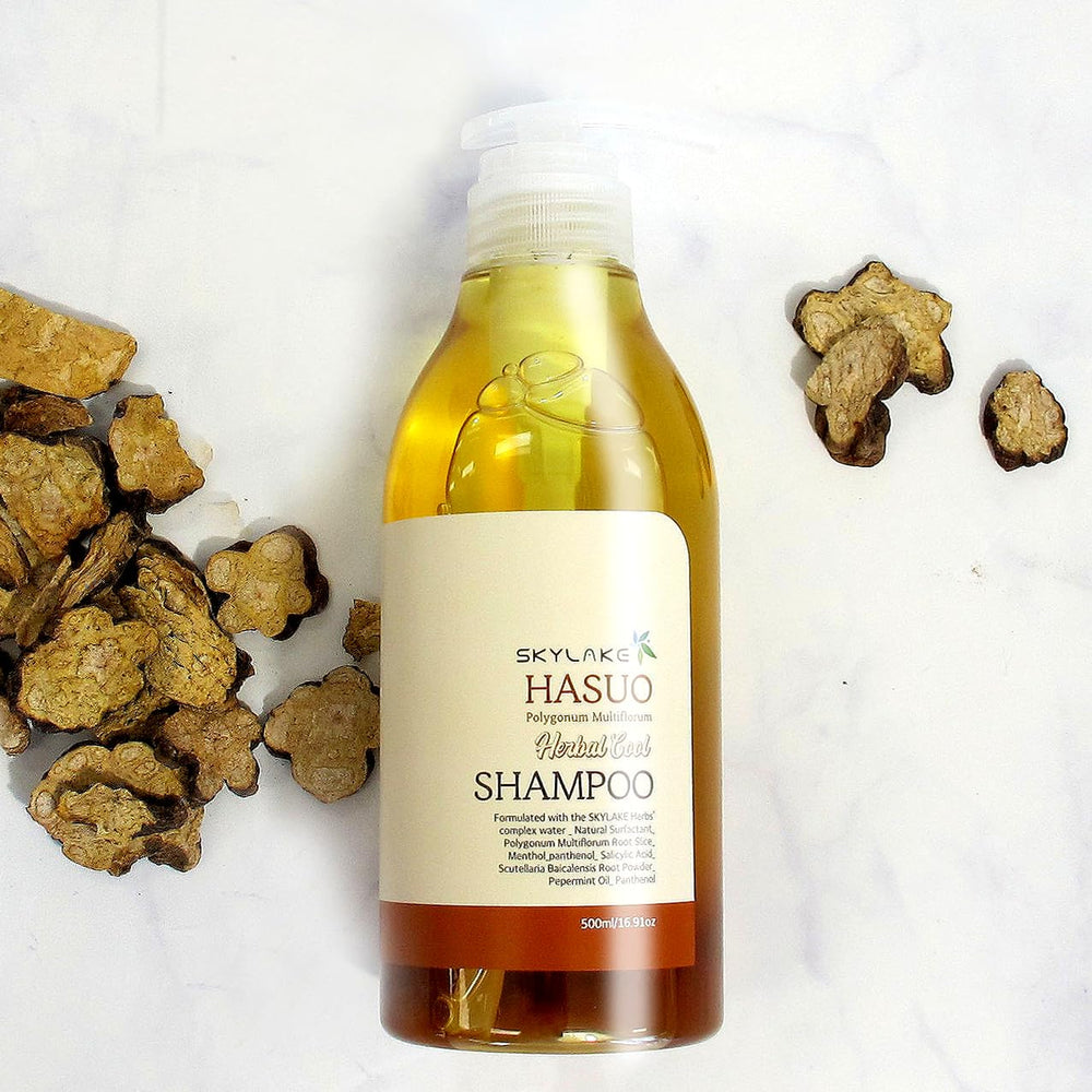 Sappom Skylake Hasuo shampoo bottle for daily refreshing cleanse.