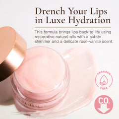 Sara Happ Lip Slip Luxe Balm being applied for smooth lips