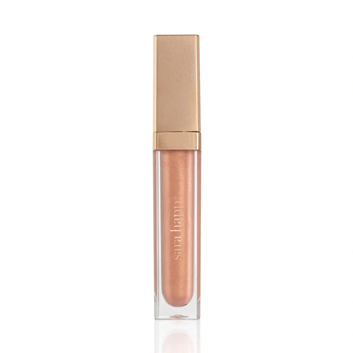 Sara Happ Rose Gold Slip Luxe Gloss bottle with subtle shimmer and hydrating formula