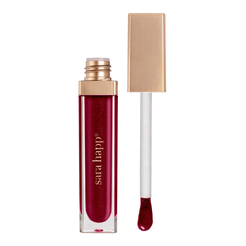 Sara Happ Wild Berry Slip Luxe Gloss ingredients include nourishing oils for comfort