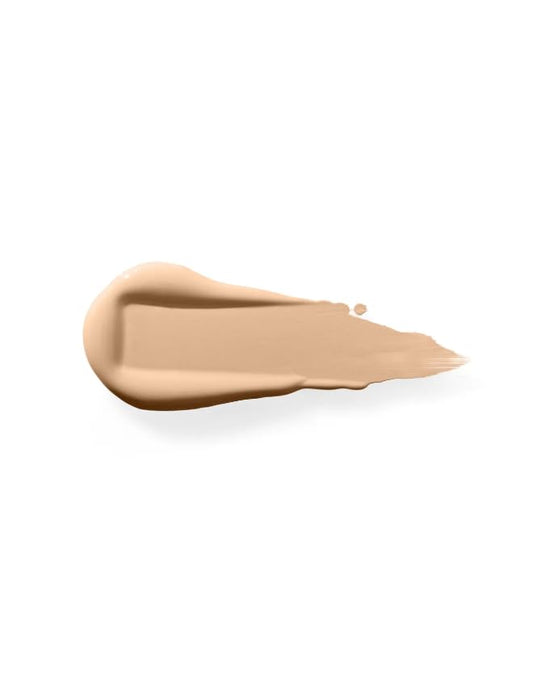 Close-up swatch of Sarah Creal Face Flex Concealer highlighting brightened, even tone.