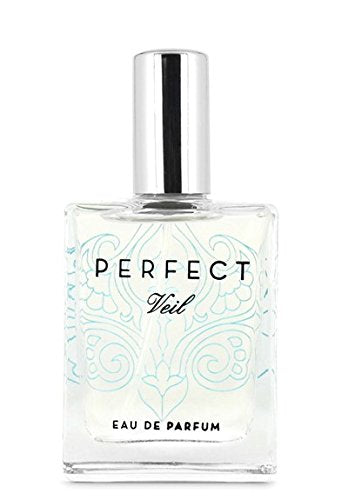 Close-up of the Perfect Veil label showing skin-inspired scent for everyday allure