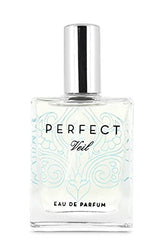 Close-up of the Perfect Veil label showing skin-inspired scent for everyday allure
