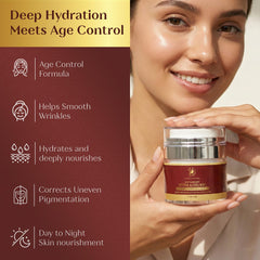 Day and night routine concept image, showcasing consistent care for the skin.