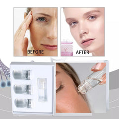 Saranova Beauty face serum stamp improving absorption and hydration.