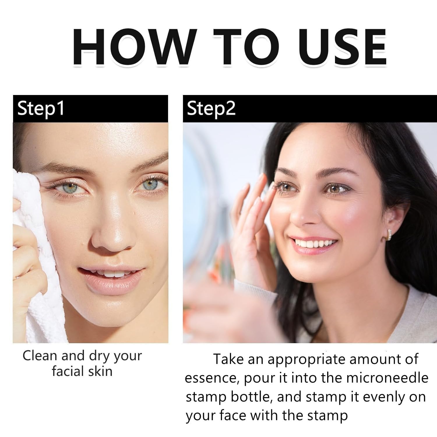 Saranova Beauty skin texture close-up highlighting smoothing effect.