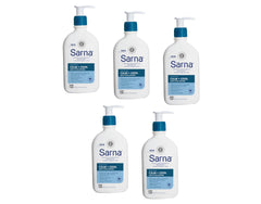 Sarna Calm + Cool lotion bottle shown for fast itch relief on bites.