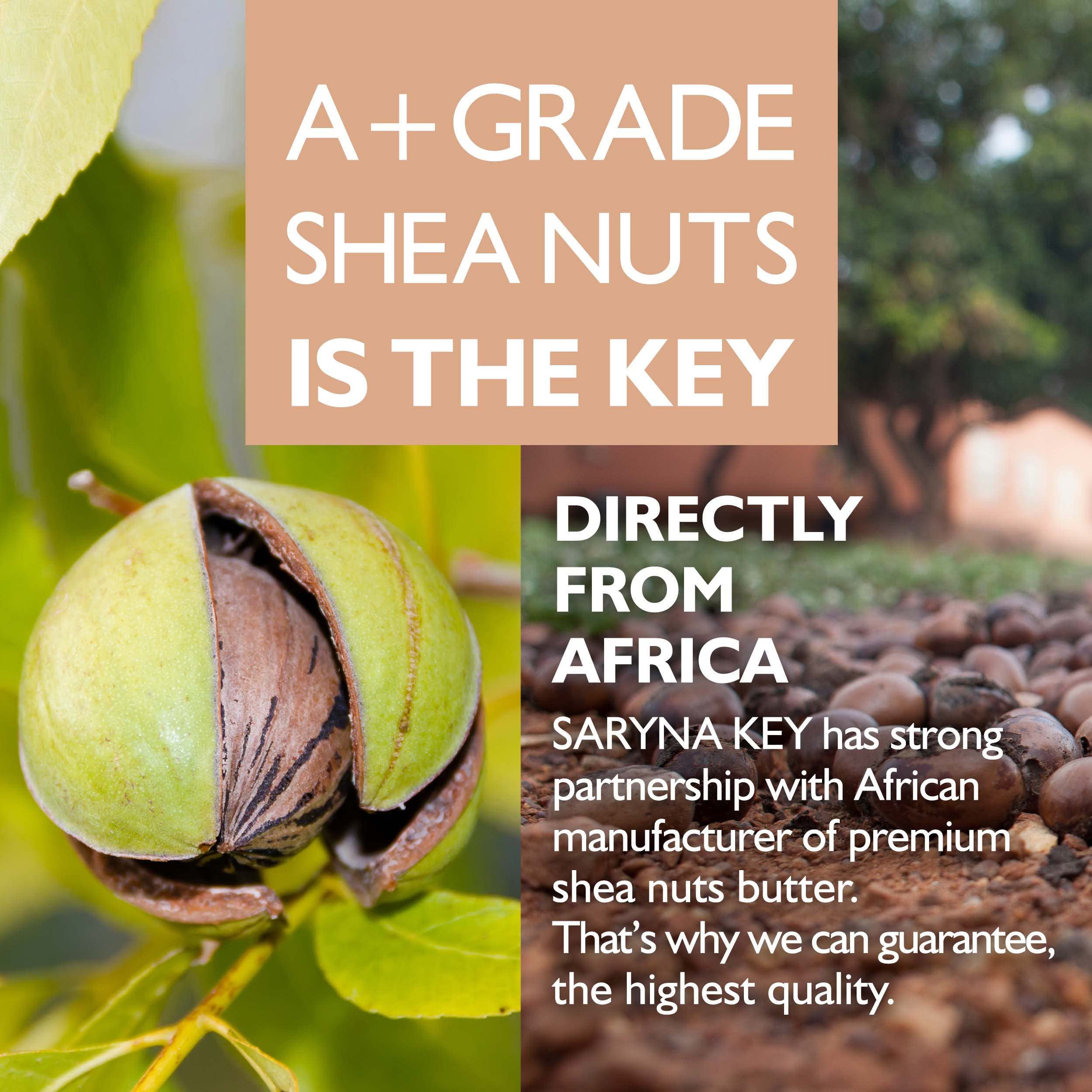 Saryna Key formula with pro-vitamin B5 and shea butter ingredients.
