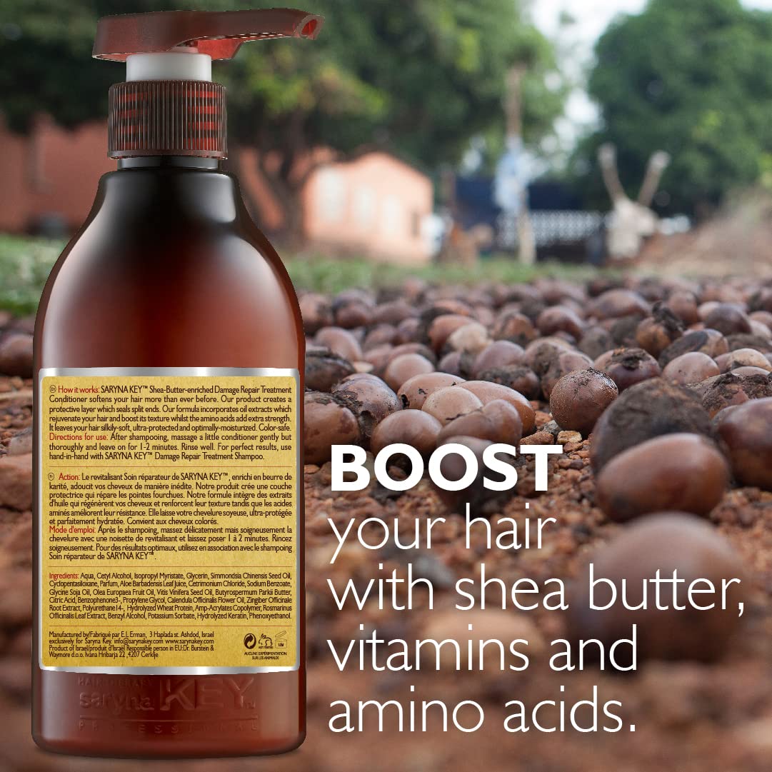 Saryna Key ingredients highlight pure African shea butter for nourishing hydration.