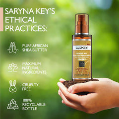 Saryna Key Repair Oil color-safe formula protecting vibrancy during styling