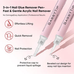 SASSYTIP damage-free removal avoids scraping or filing