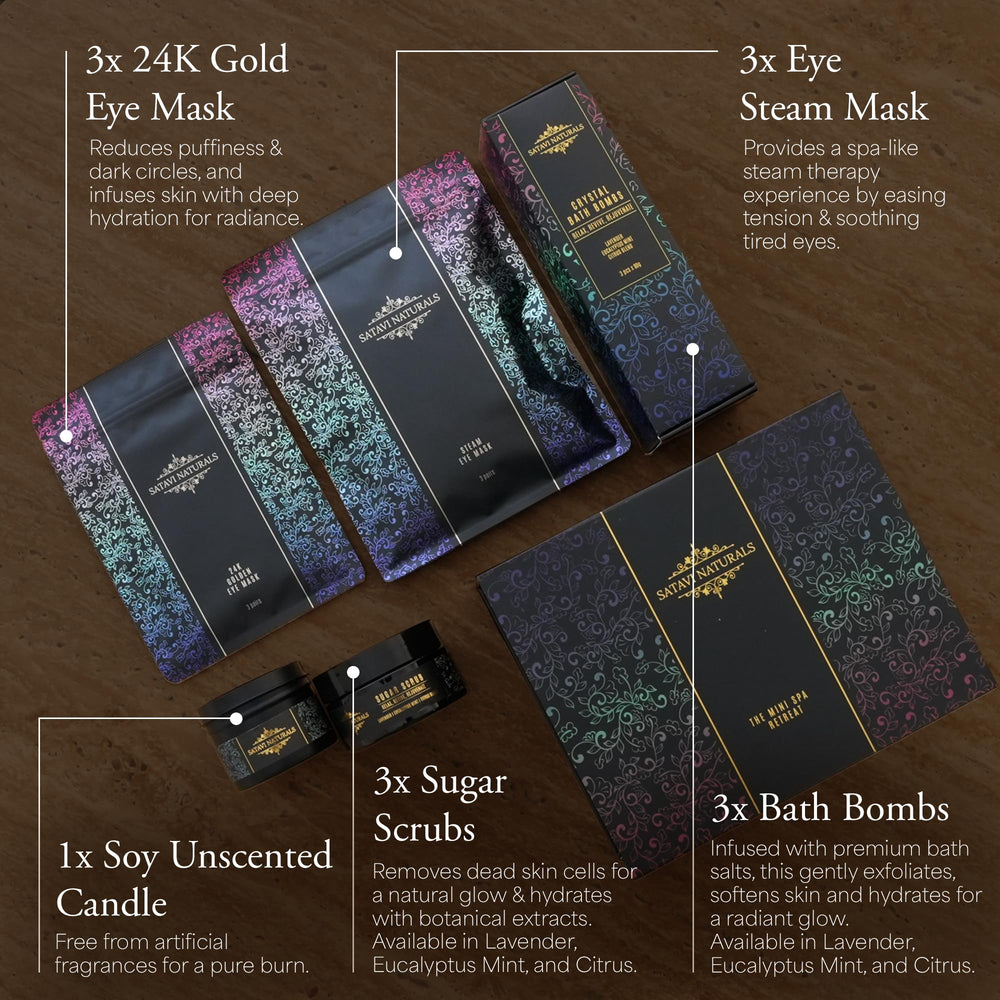 Satavi Naturals gift-ready packaging perfect for birthdays or holidays.