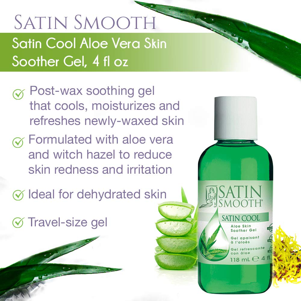 Satin Smooth non-greasy moisturizer applied to clean skin